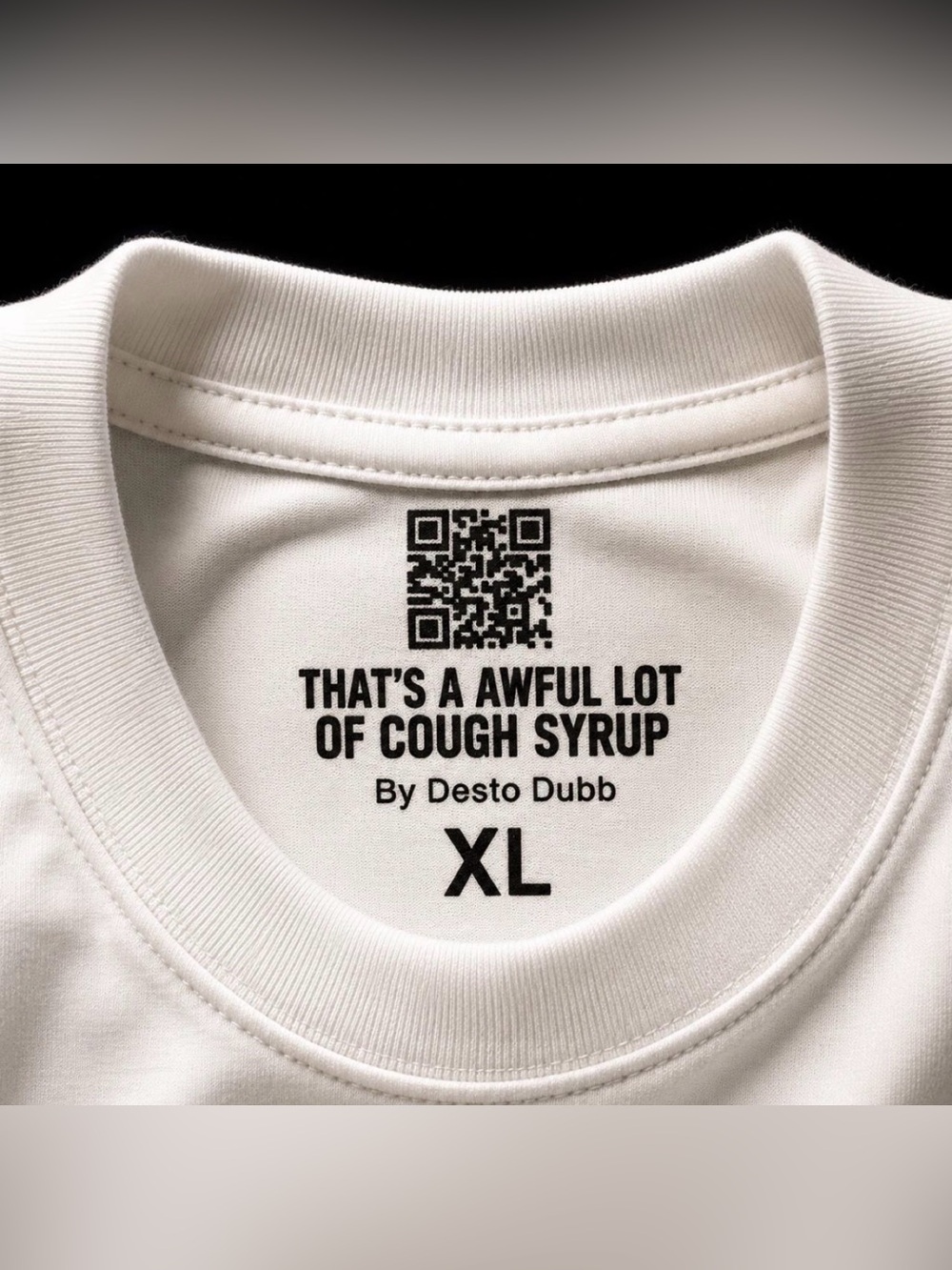 That's A Awful Lot Of Cough Syrup ‘Jason Voorhees’ Tee - Size XL - NWT - Picture 3 of 4